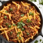 Cheesy Ground Beef Skillet Dinner