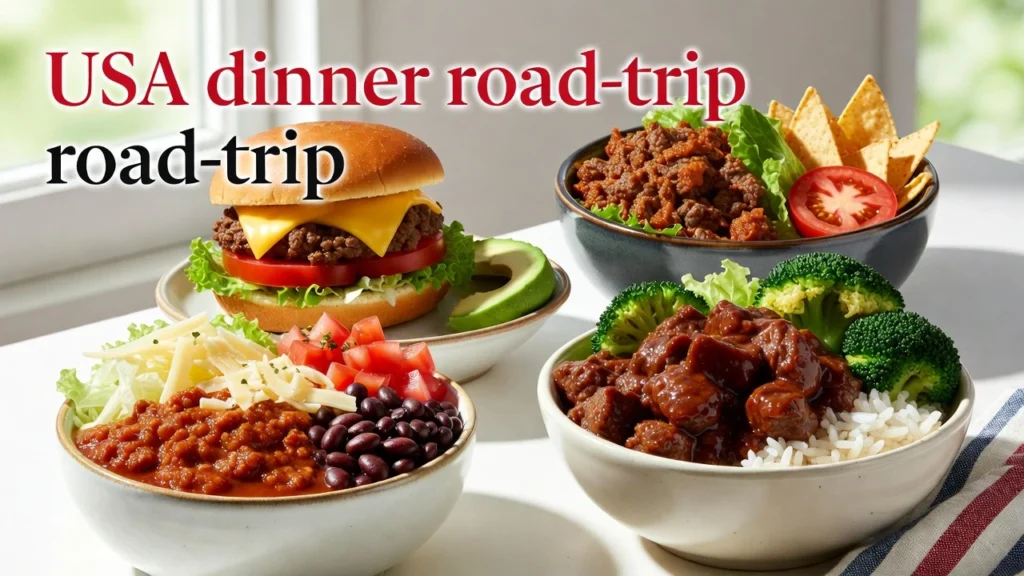 USA Dinner Road Trip: City-Inspired Ground Beef Meals
